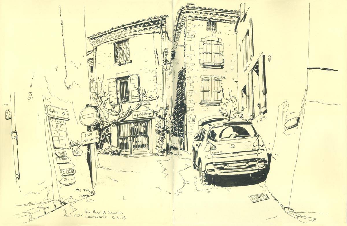 Ailleurs en France, Rue Henri de Savornin - Lourmarin, 