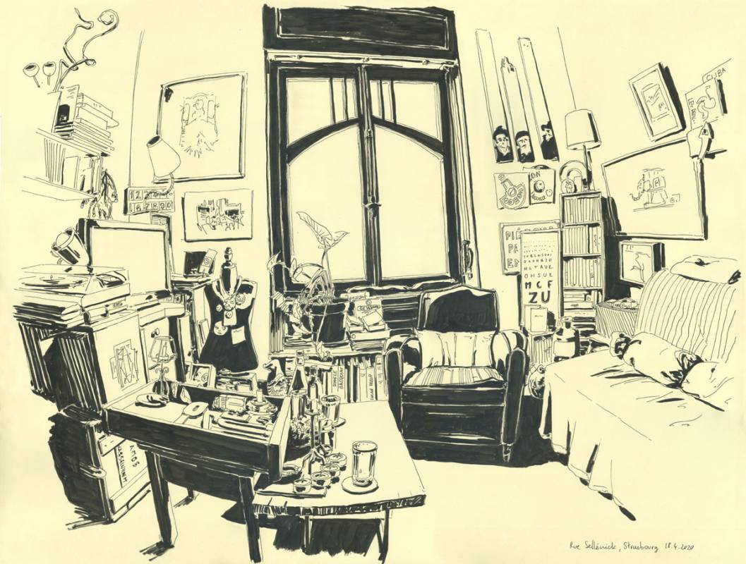 Feuilles volantes, Au salon, 