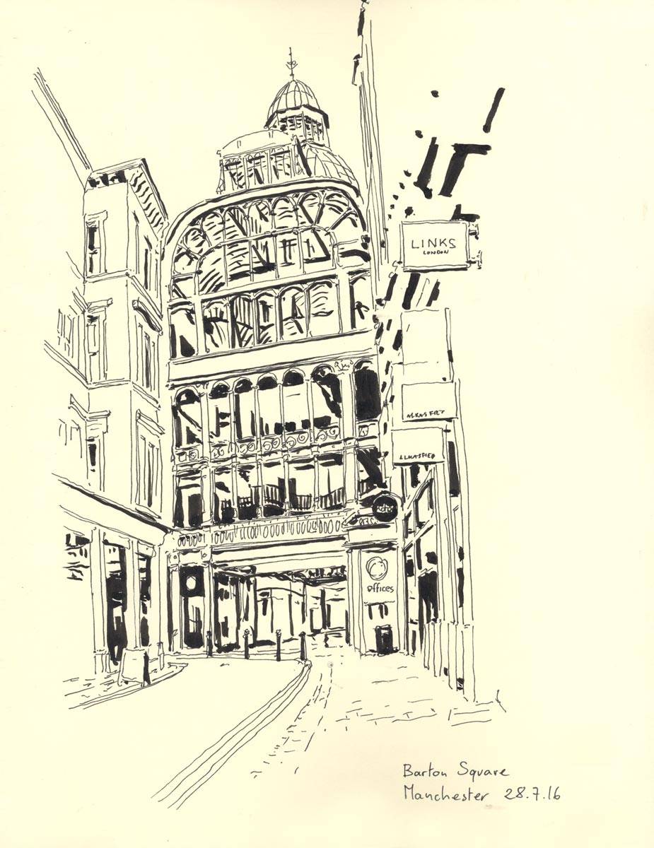 Manchester, une semaine anglaise, Barton Square, 