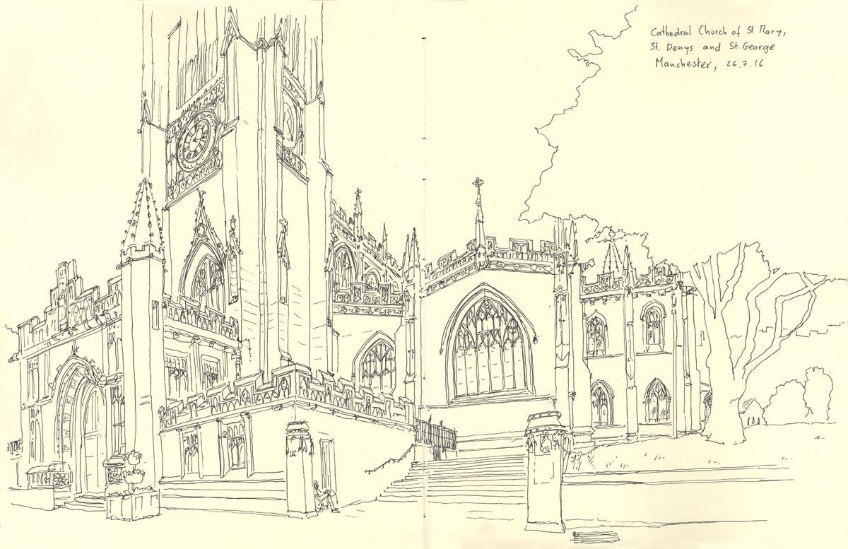 Manchester, une semaine anglaise, Cathedral and Collegiate Church of St Mary, 