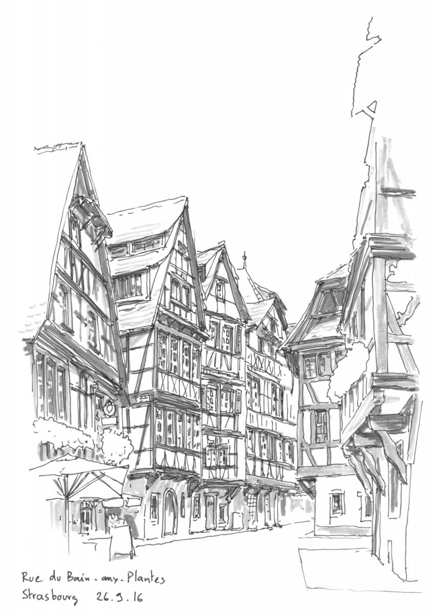 Une Histoire avec Strasbourg, Rue du Bain aux Plantes, 