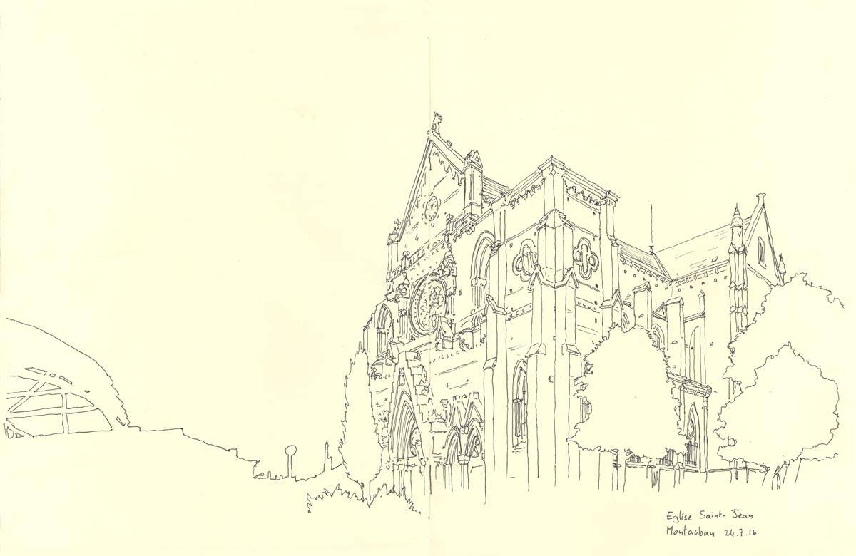 Quatre jours à Montauban, Église Saint-Jean, 