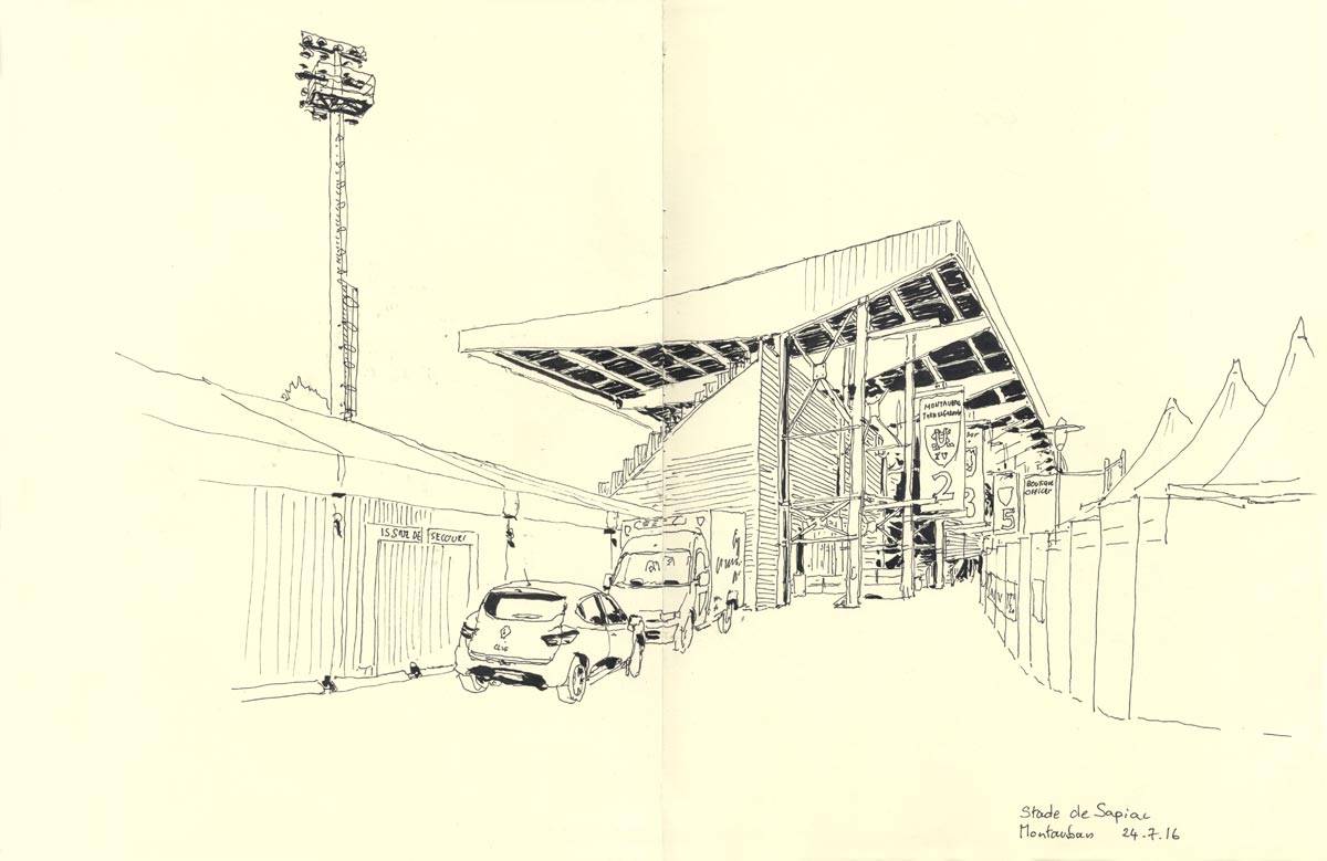 Quatre jours à Montauban, Rue Léo Lagrange, Stade de Sapiac