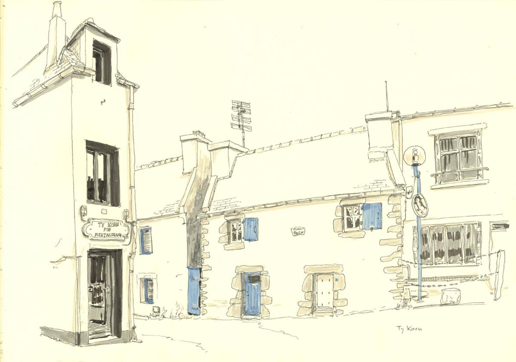 Île d'Ouessant, Pub Ty Korn, 