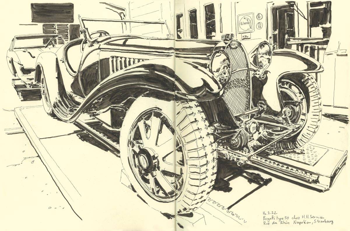 Carrosserie HH, Bugatti type 50, 