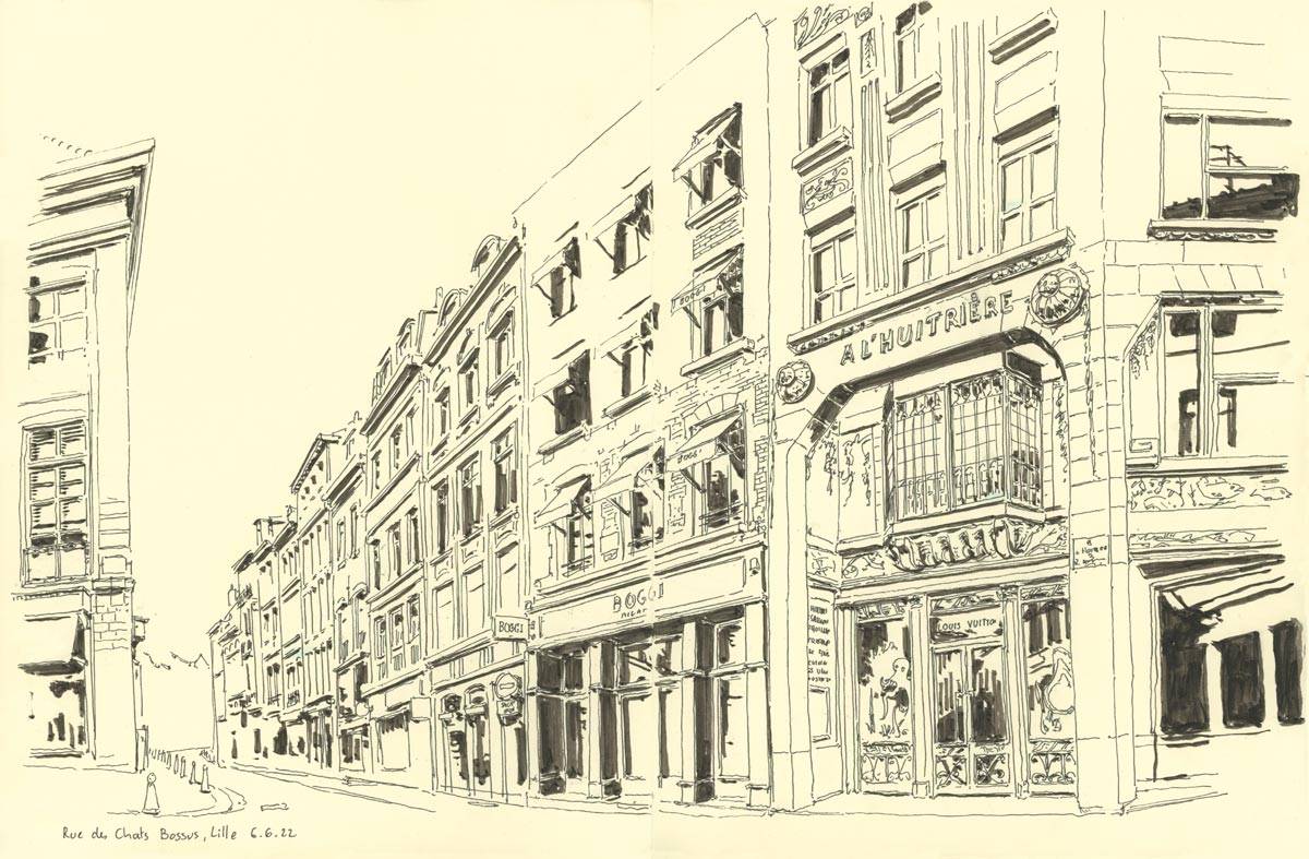 Lille, Rue des Chats Bossus, 