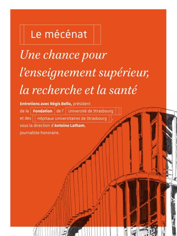 Fondation Université de Strasbourg, Le mécénat, Couverture du livre - Création graphique de Fanny Walz