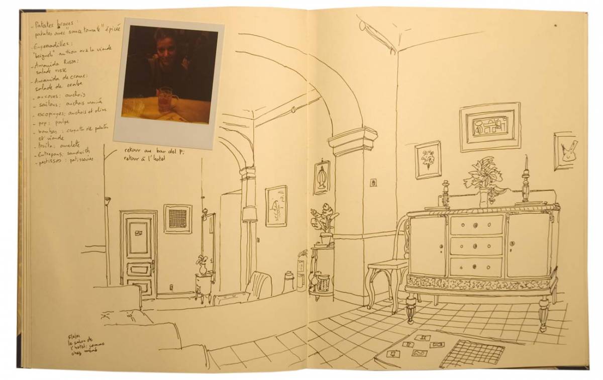Barcelone, Salon de l'hotel, 