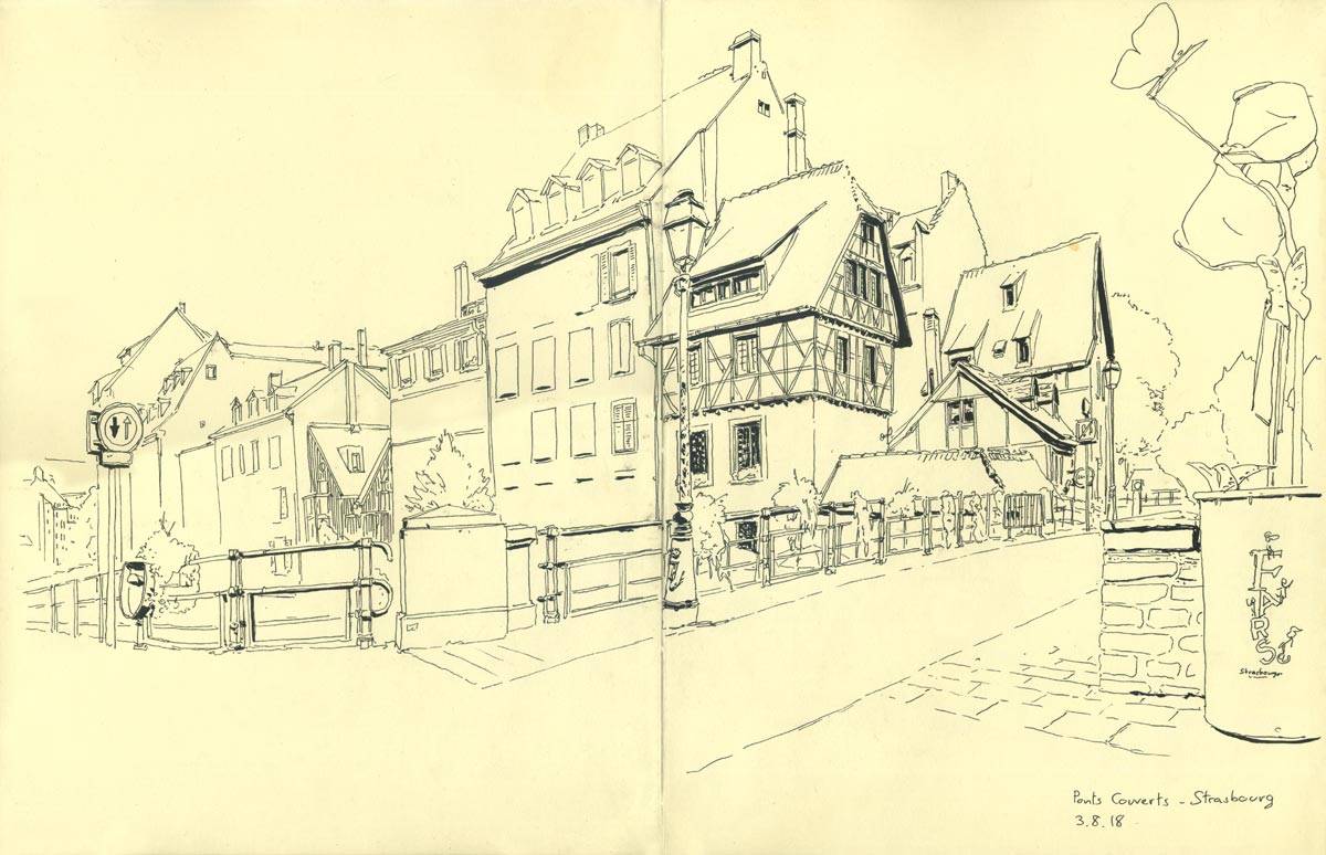 Strasbourg, Ponts couverts, 