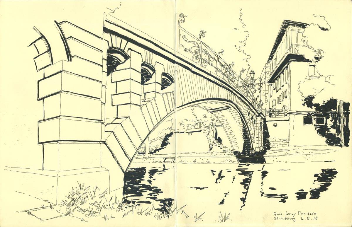 Strasbourg, Quai Lezay Marnésia, 