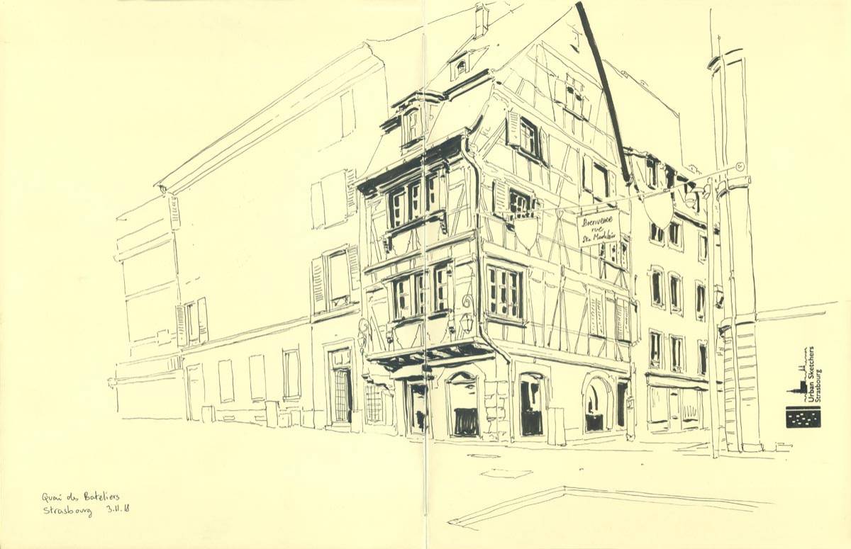 Strasbourg, Quai des Bateliers, 