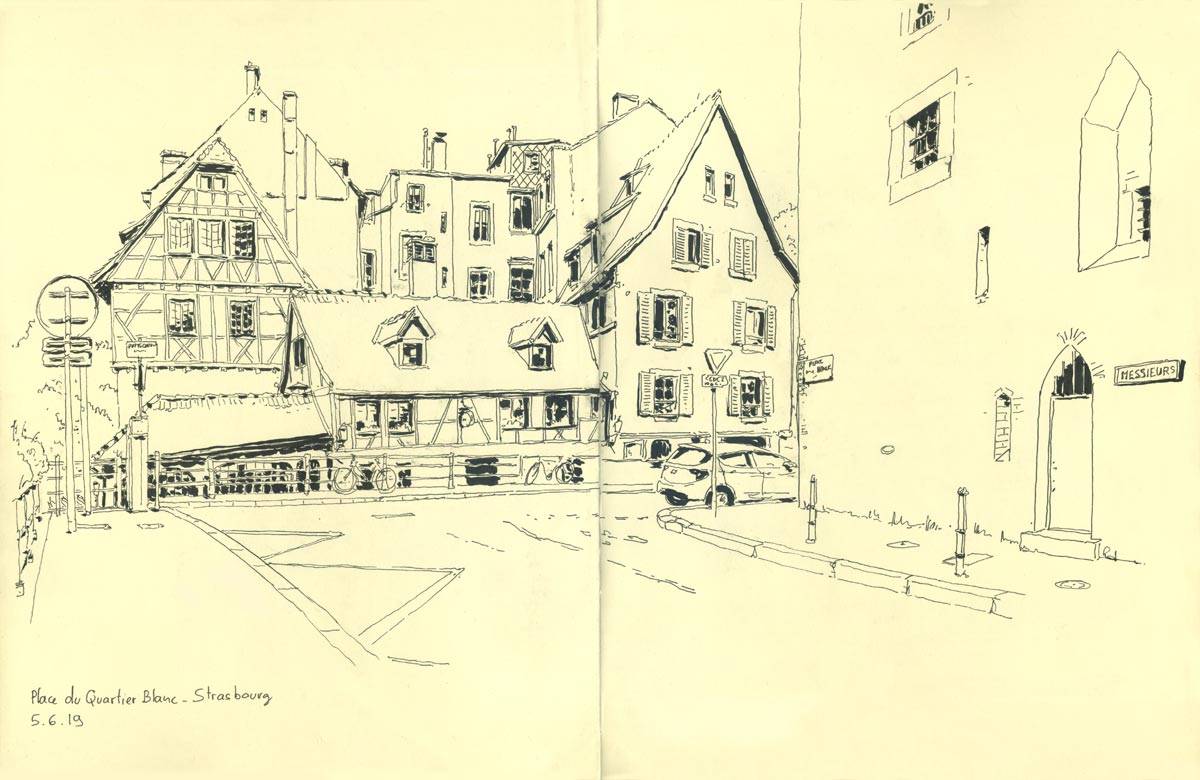 Strasbourg, Place du Quartier Blanc, 