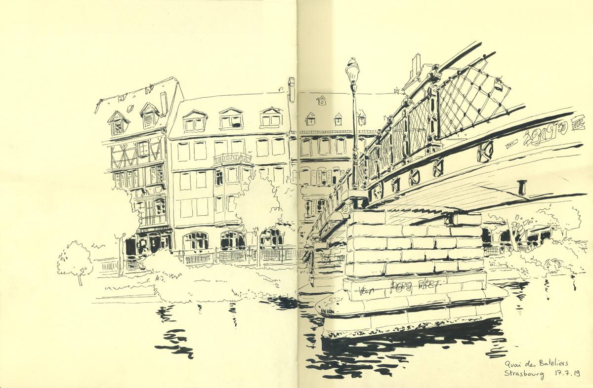 Strasbourg, Quai des Bateliers, 
