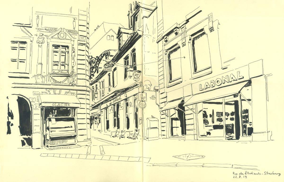 Strasbourg, Rue des Etudiants, 