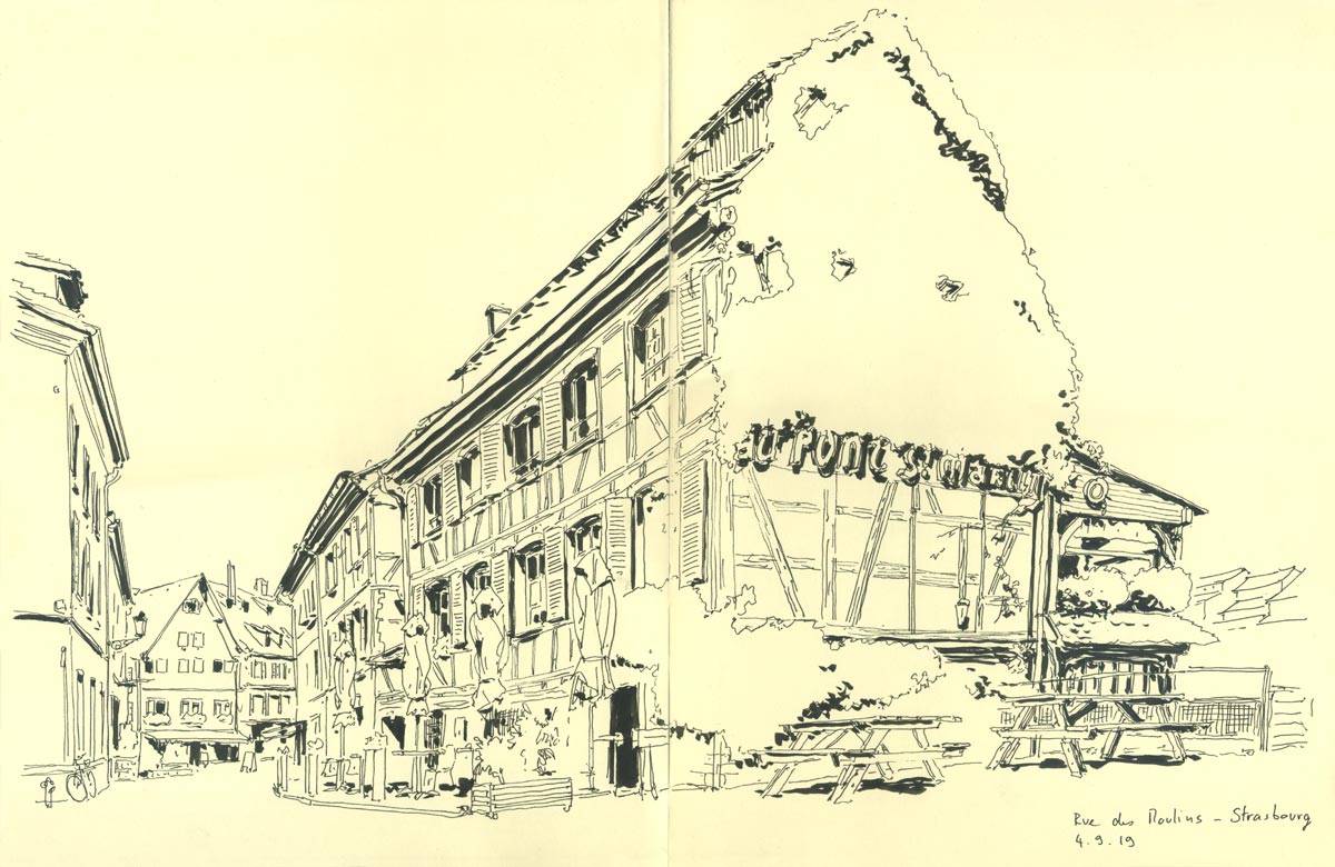 Strasbourg, Rue des Moulins, 