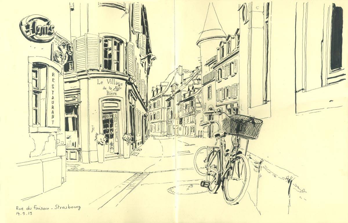 Strasbourg, Rue du Faisan, 
