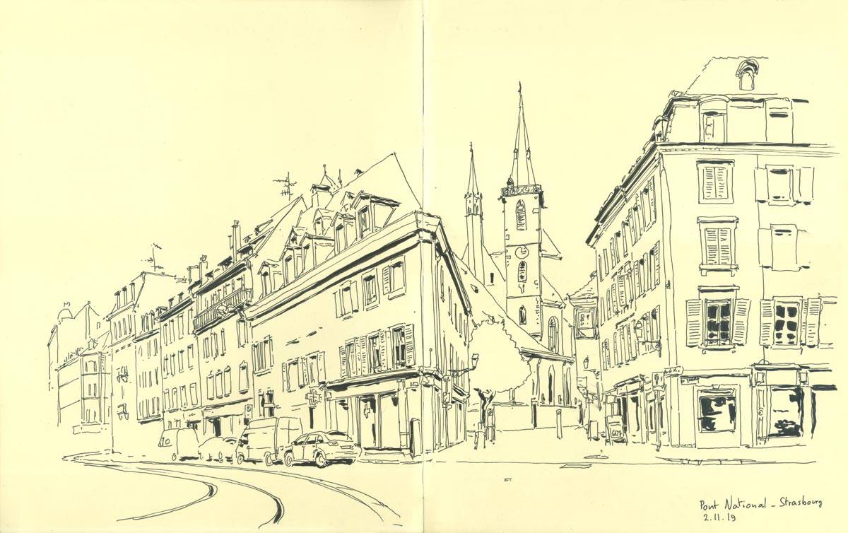 Strasbourg, Pont de Paris, 