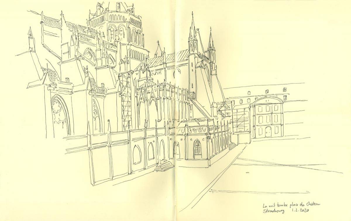 Strasbourg, Place du Château, 