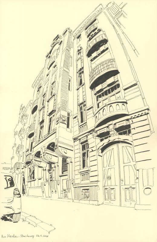 Strasbourg, Rue Sleidan, 