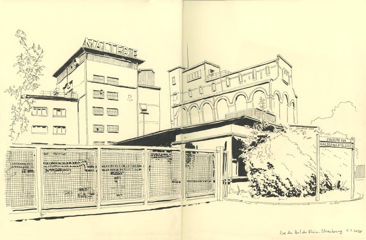 Strasbourg, Rue du Port du Rhin, 