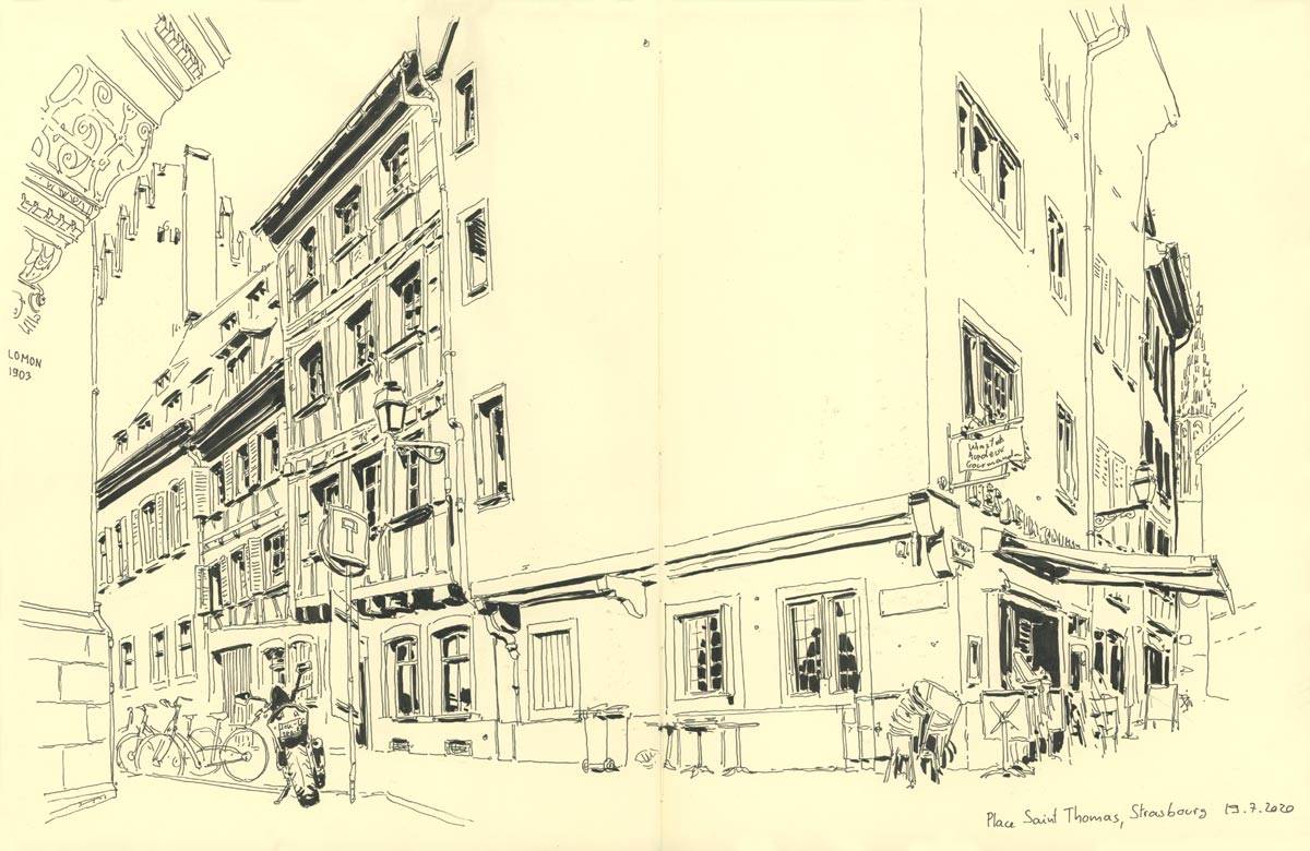 Strasbourg, Place Saint Thomas, 