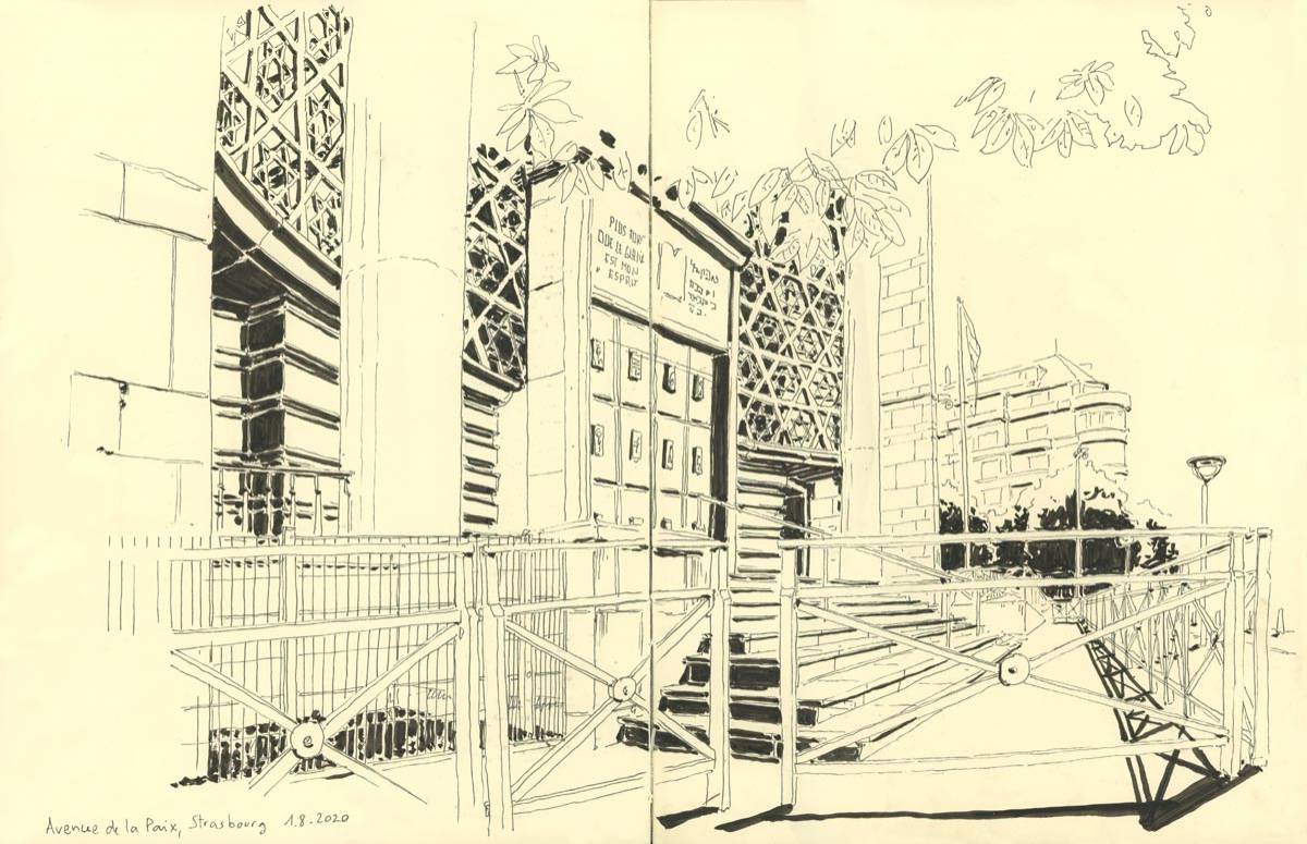 Strasbourg, Avenue de la Paix, 