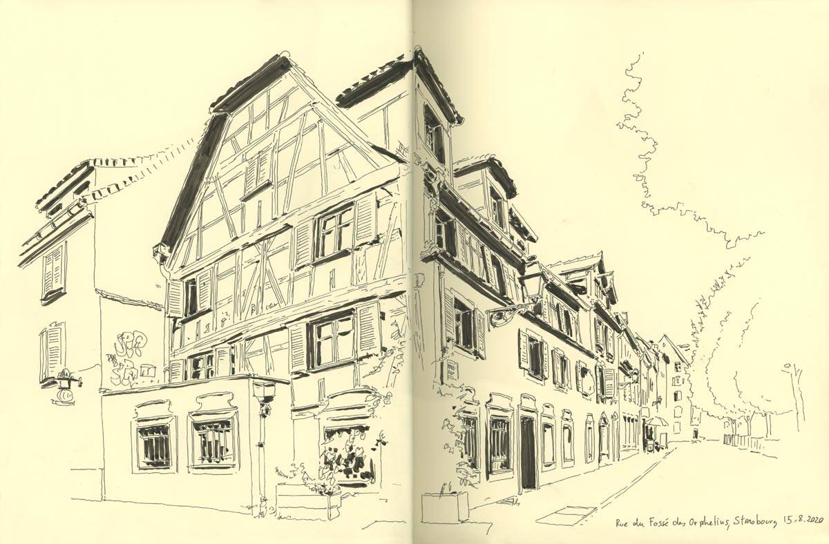 Strasbourg, Rue du Fossé des Orphelins, 