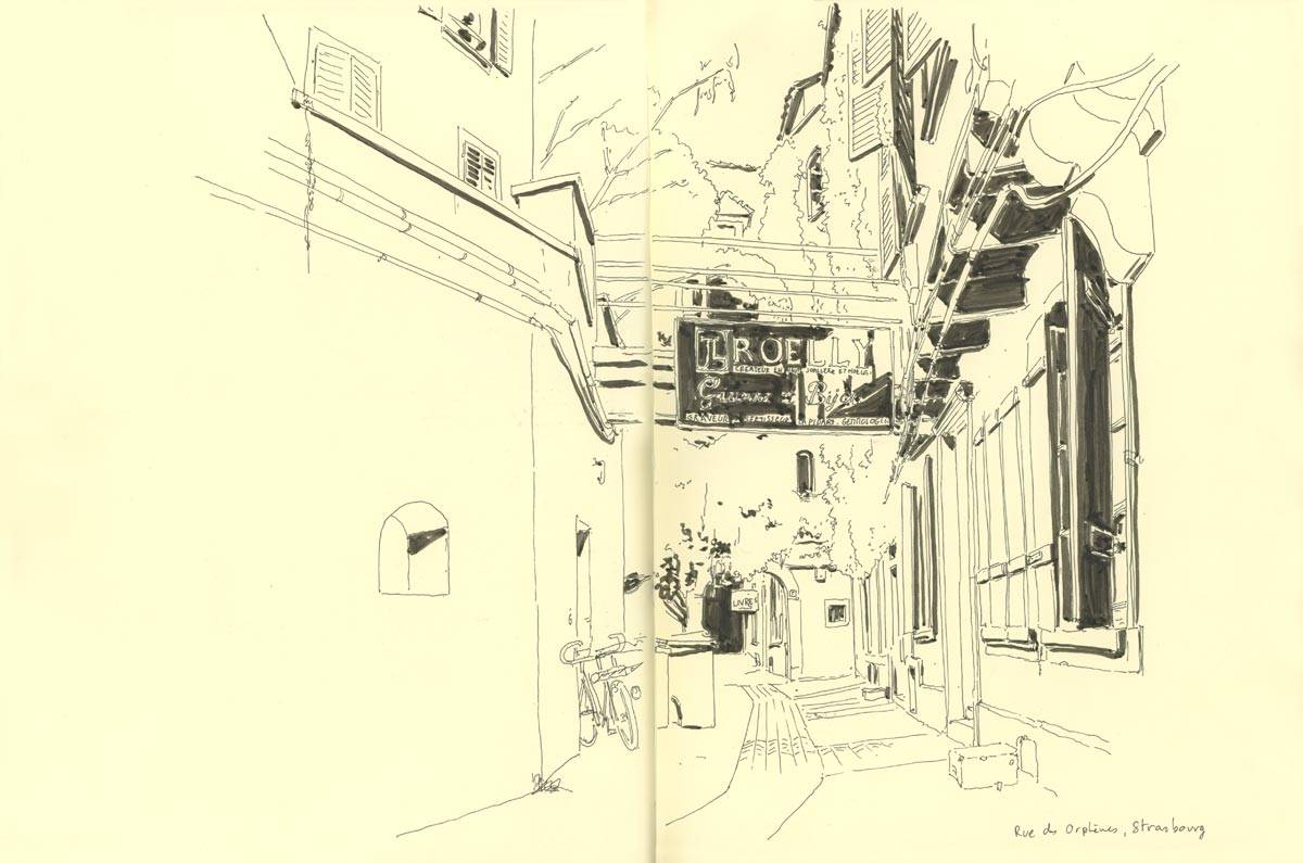 Strasbourg, Rue des Orfèvres, Cour intérieure
