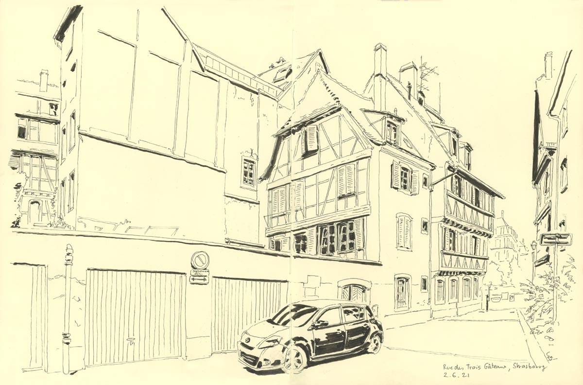 Strasbourg, Rue des Trois Gâteaux, 