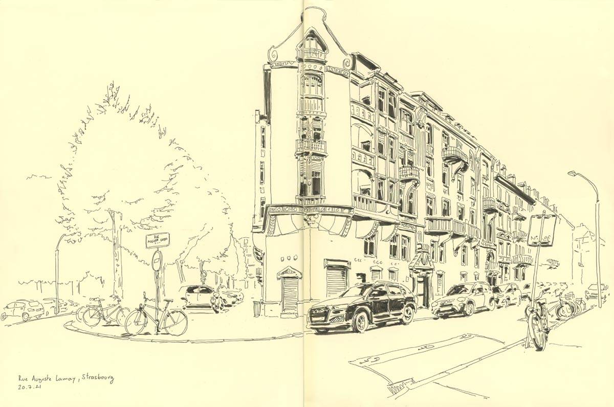 Strasbourg, Rue Auguste Lamay, 
