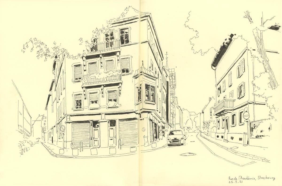 Strasbourg, Rue de l'Académie, 