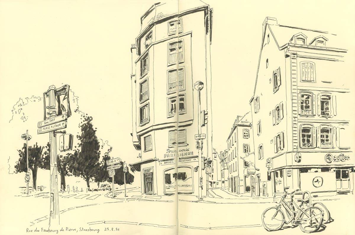 Strasbourg, Rue du Faubourd de Pierre, 