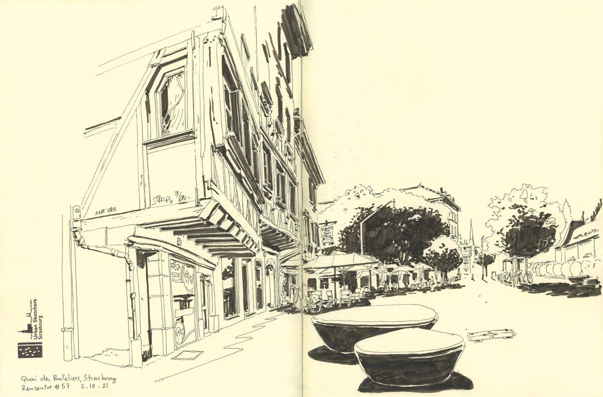 Strasbourg, Quai des Bateliers, 