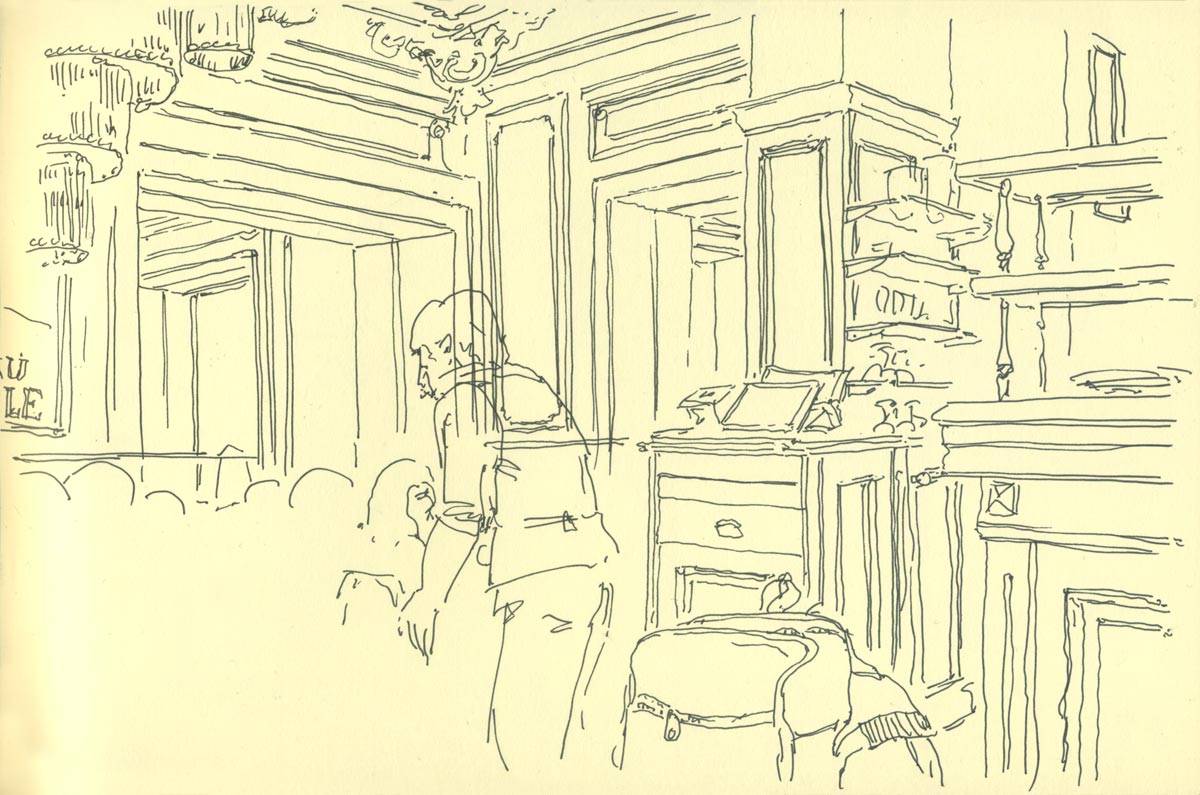 Strasbourg, Café Broglie, Carnet petit format