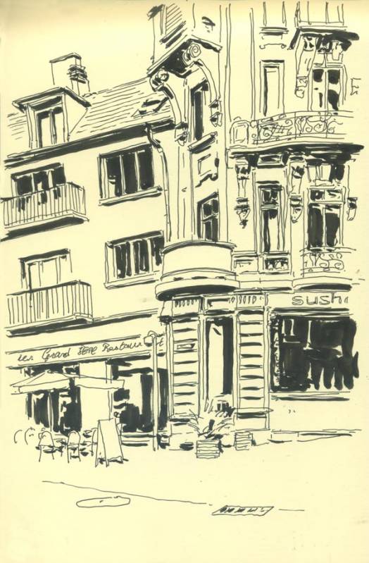 Strasbourg, Rue Sainte Barbe, Carnet petit format