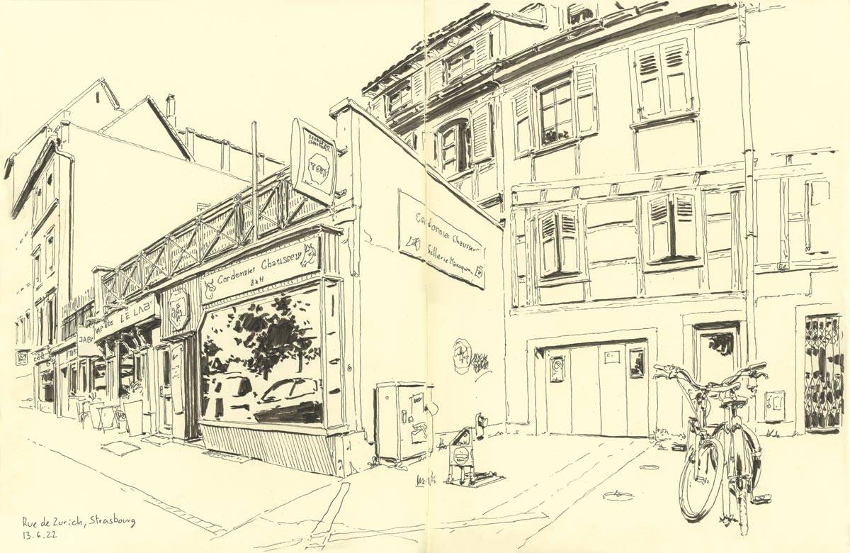 Strasbourg, Rue de Zurich, 