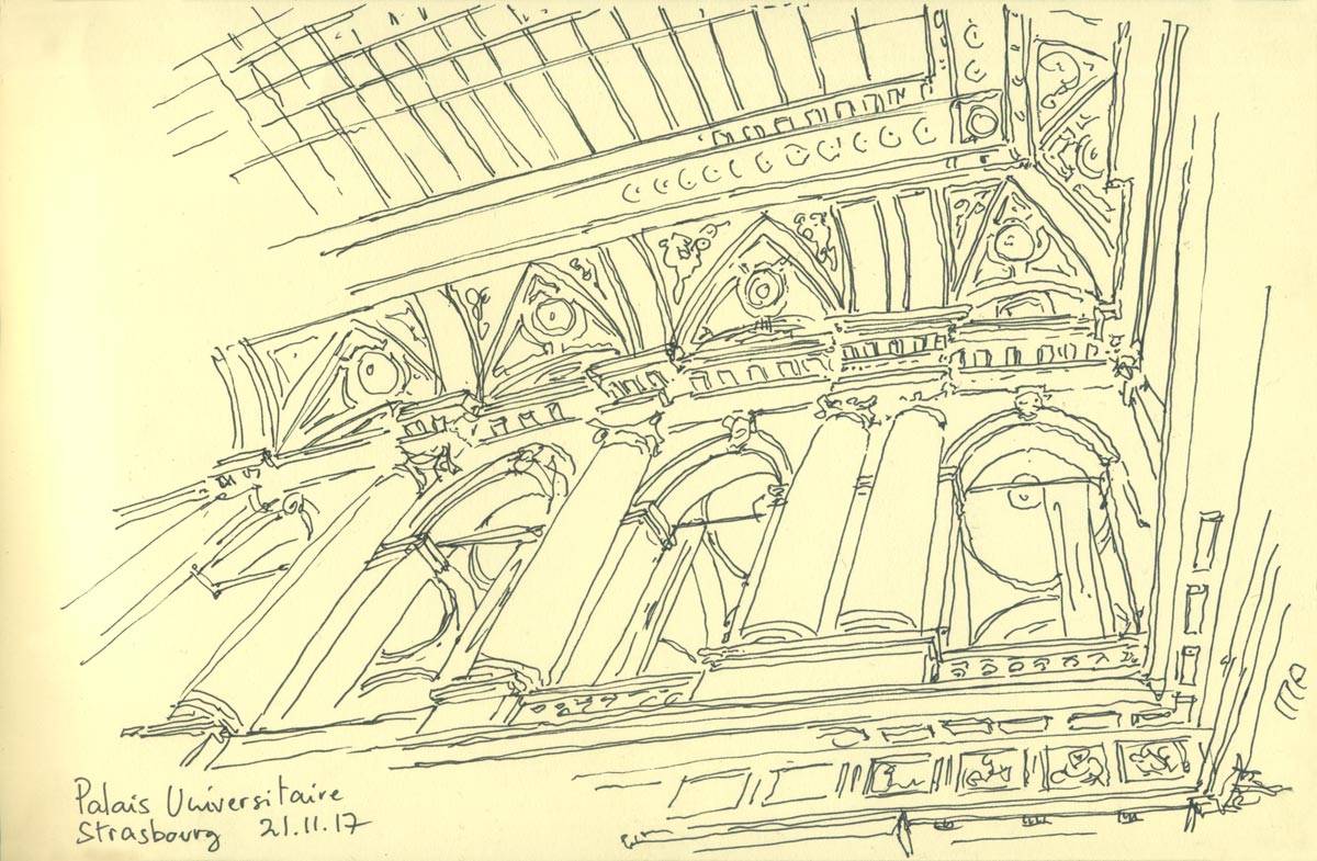 Strasbourg, Palais Universitaire, Carnet petit format