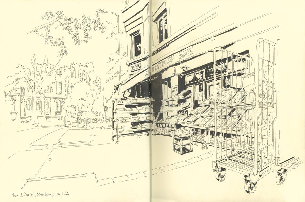 Strasbourg, Place de Zurich, 