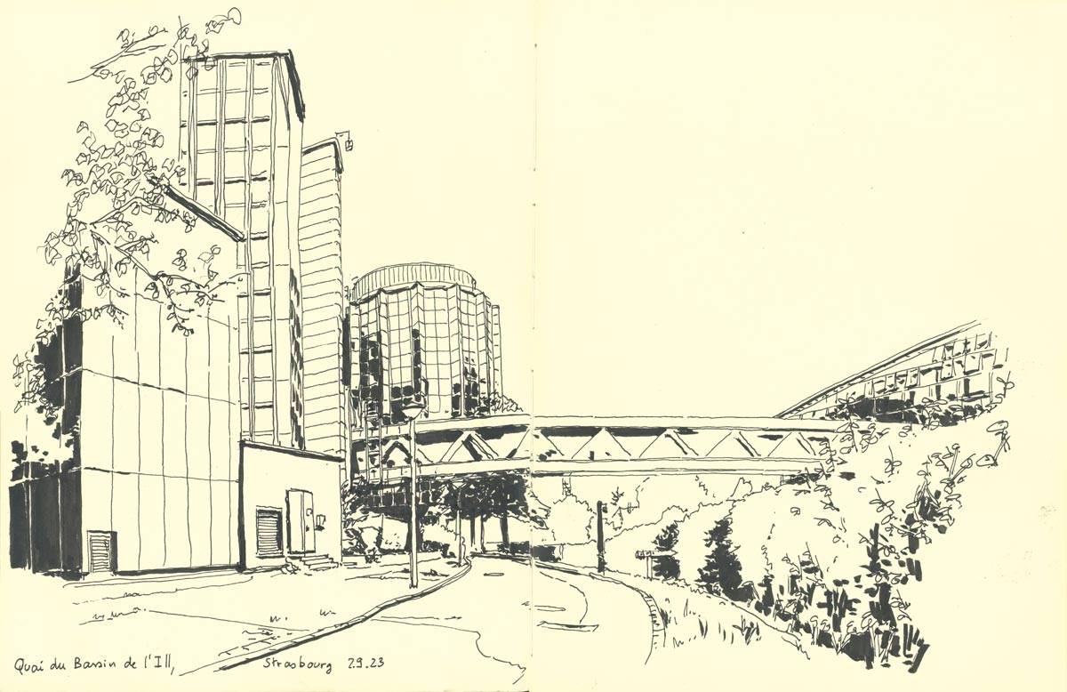 Strasbourg, Quai du Bassin de l'Ill, 