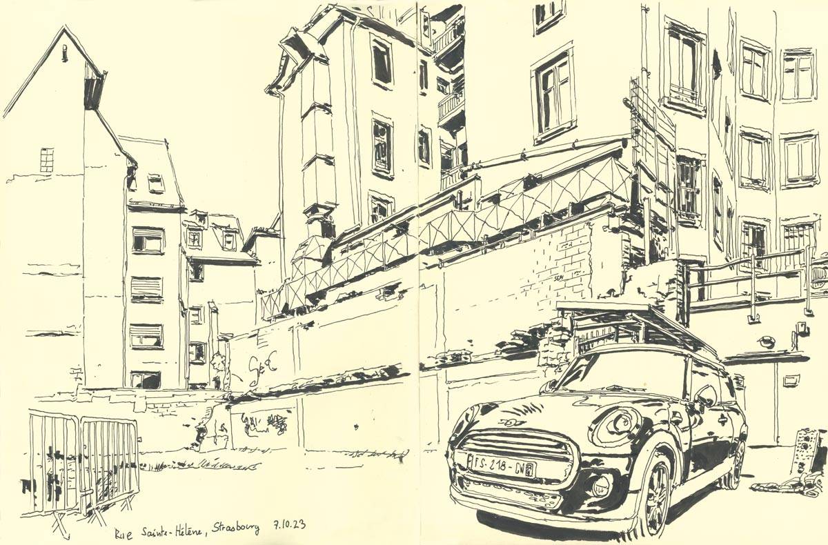 Strasbourg, Rue Sainte-Hélène, 
