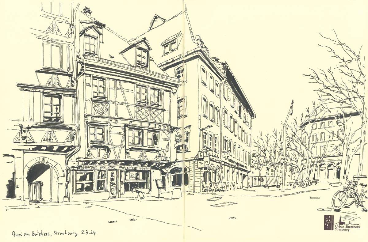 Strasbourg, Quai des Bateliers, 
