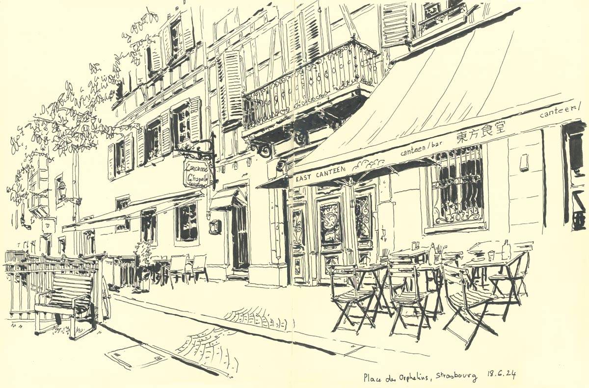 Strasbourg, Place des Orphelins, 
