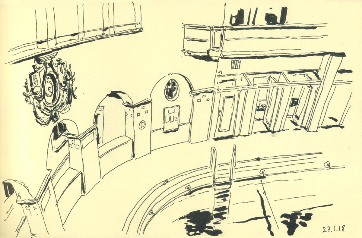 Strasbourg, Bains Municipaux, Carnet petit format