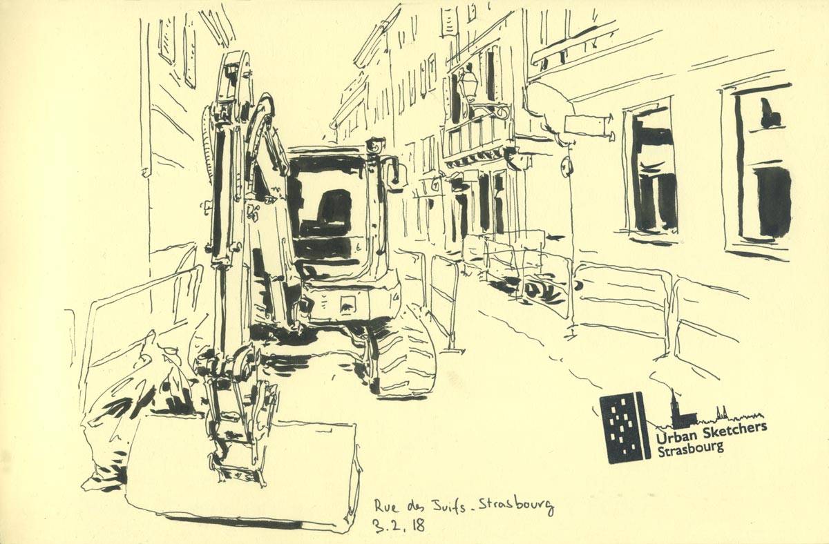 Strasbourg, Rue des Juifs, Carnet petit format