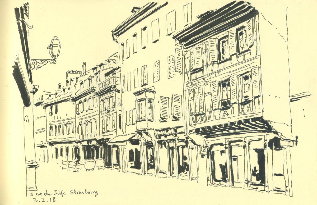 Strasbourg, Rue des Juifs, Carnet petit format