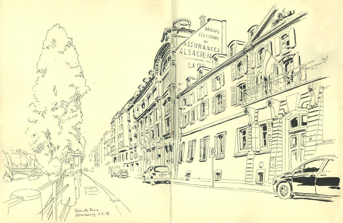 Strasbourg, Quai de Paris, 