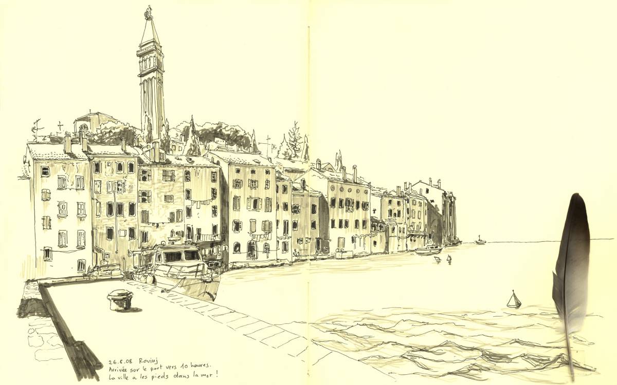 Croisière en Croatie à bord du Club Med 2, Rovinj - Croatie, Vue du port