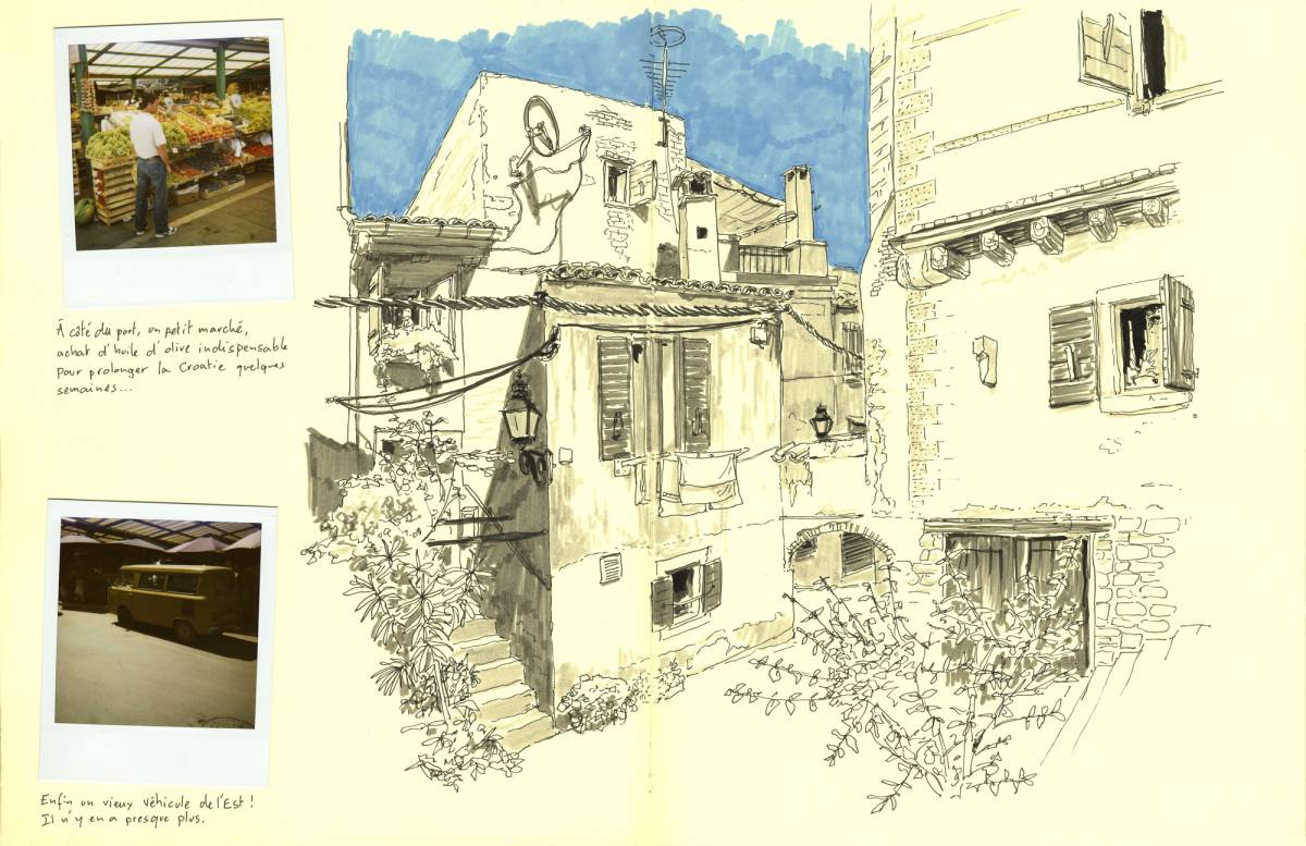 Croisière en Croatie à bord du Club Med 2, Rovinj - Croatie, Cour intérieure