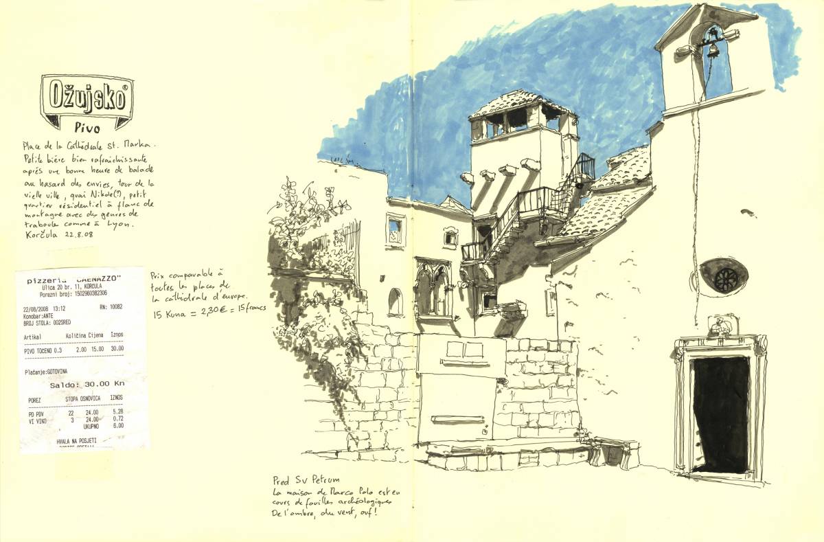 Croisière en Croatie à bord du Club Med 2, Korcula - croatie, La maison de Marco Polo