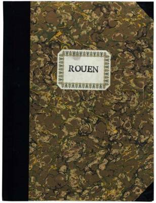 Résidence à Rouen, A l'occasion du Festival des Transeuropéennes, Couverture de mon carnet 
